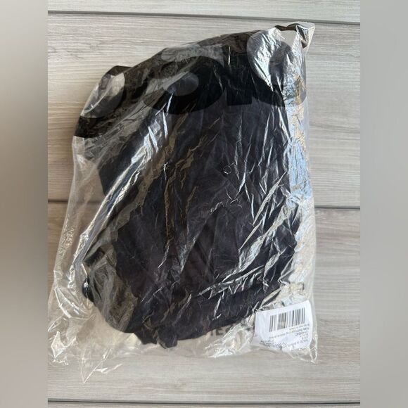 Miss Selfridge long sleeve jersey wrap top Black Size 4 NWT IN PACKAGE - Picture 8 of 8